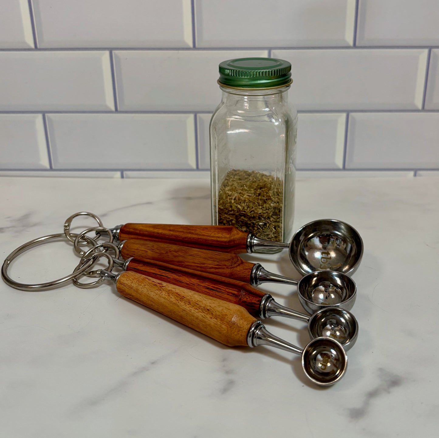 Measuring Spoons in Canary Wood