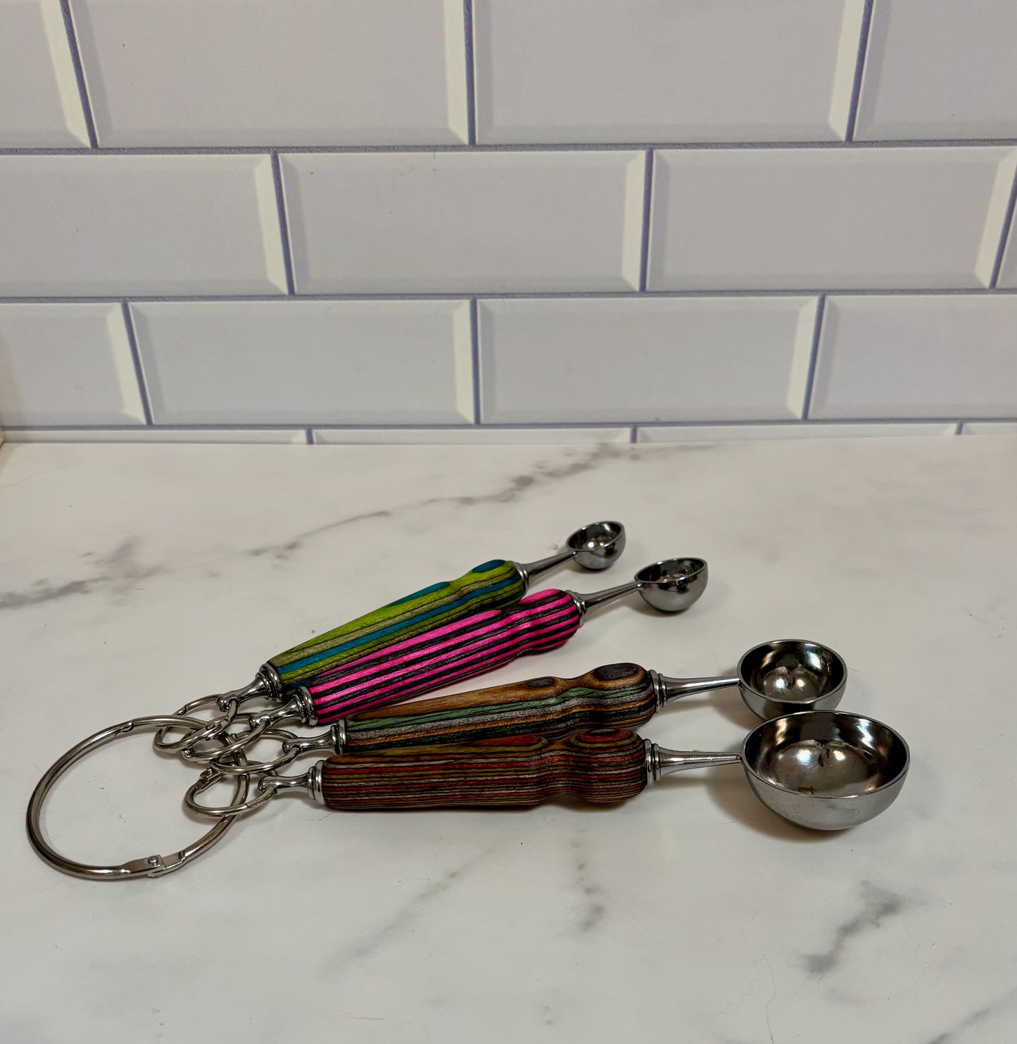 Measuring Spoons in Laminated woods