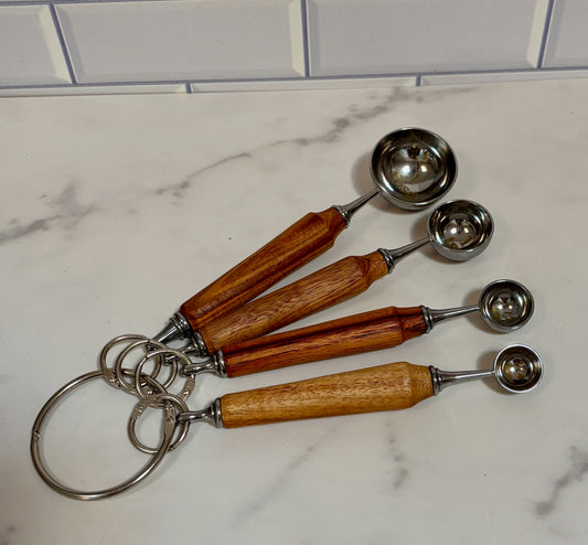 Measuring Spoons in Canary Wood